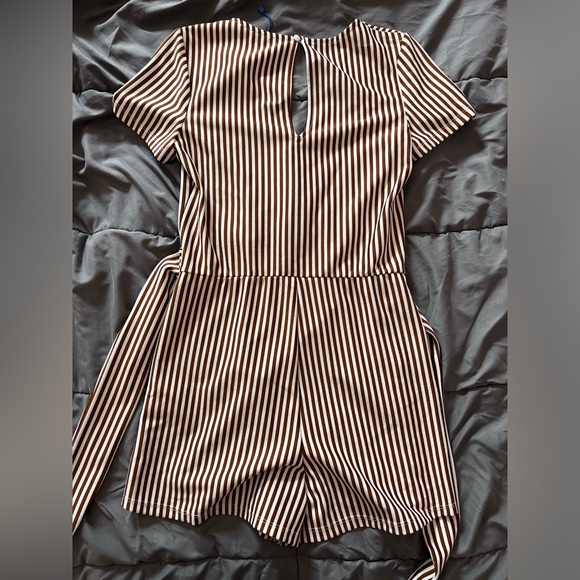 ZARA STRIPED ROMPER - Picture 2 of 3